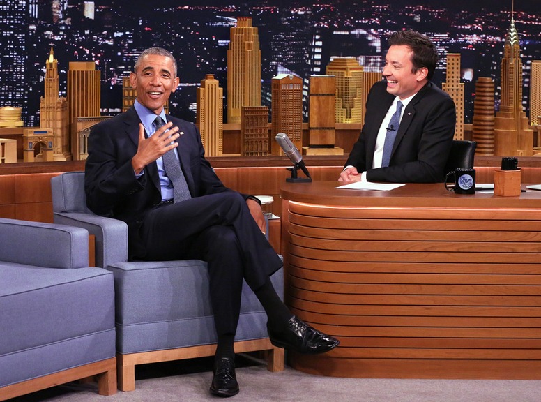 Barack Obama, Jimmy Fallon, The Tonight Show Starring