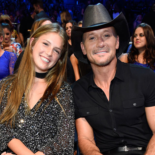 Tim McGraw and Daughter at CMT Awards 2016