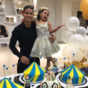 James Rodríguez's Daughter Steals the Show at His Party ...
