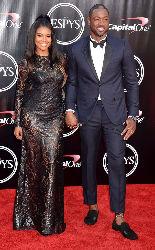 Gabrielle Union & Dwyane Wade from 2016 ESPYs Red Carpet Couples | E! News