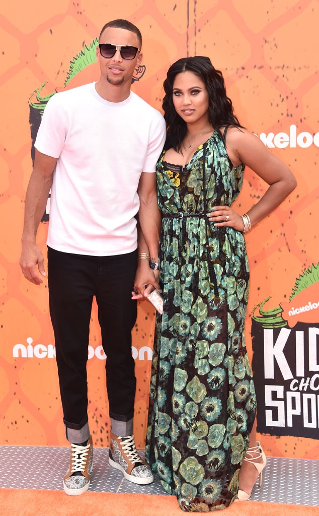 Stephen Curry, Ayesha Curry, Nickelodeon Kids' Choice Sports Awards