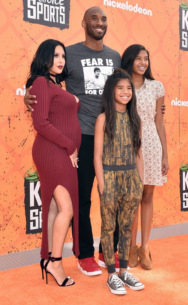 Vanessa Bryant, Kobe Bryant, Gianna Bryant, Natalia Bryant, Nickelodeon Kids Choice Sports Awards