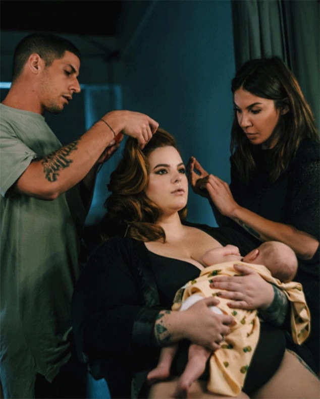 Tess Holliday, Instagram, Breastfeeding