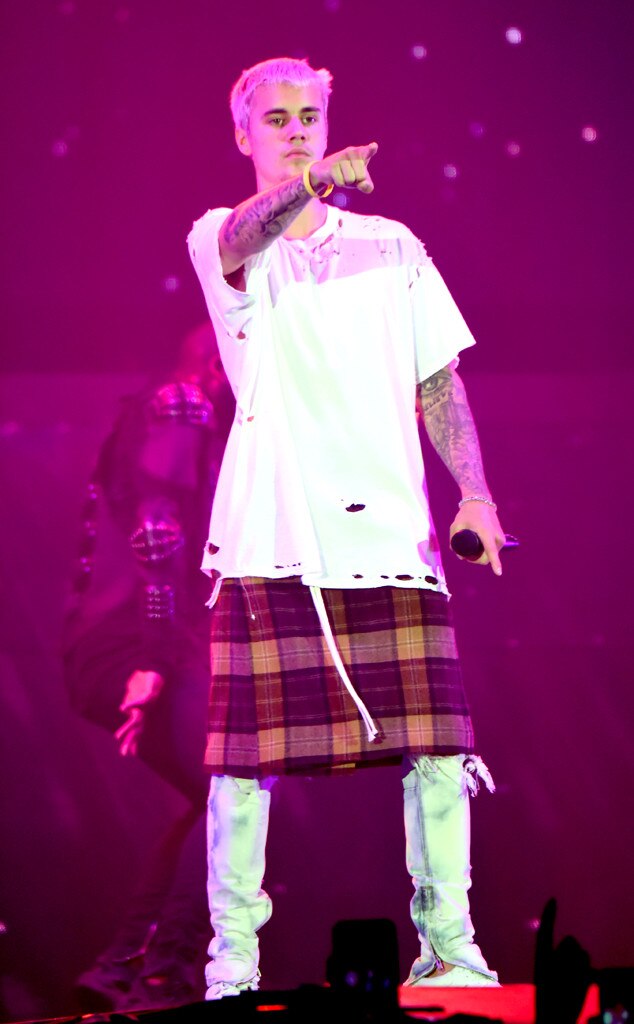 justin bieber kilt