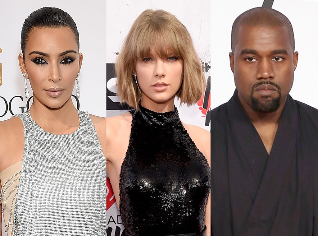 Kim Kardashian, Taylor Swift, Kanye West