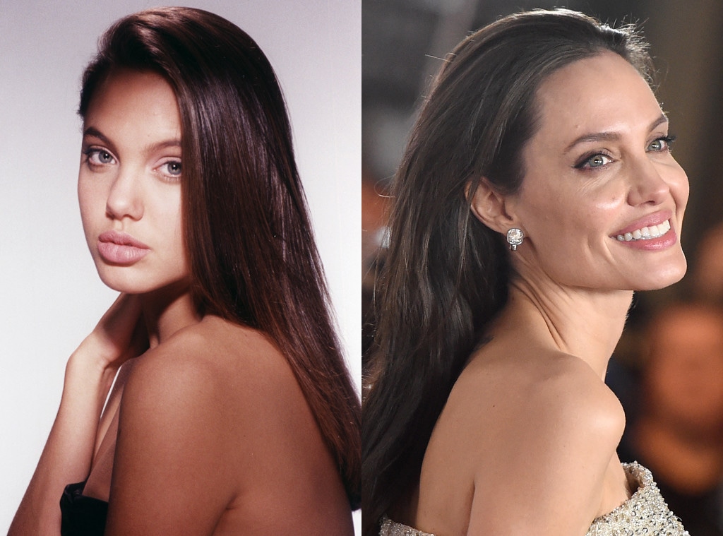 Angelina Jolie, Before and After, Nose Job Denial