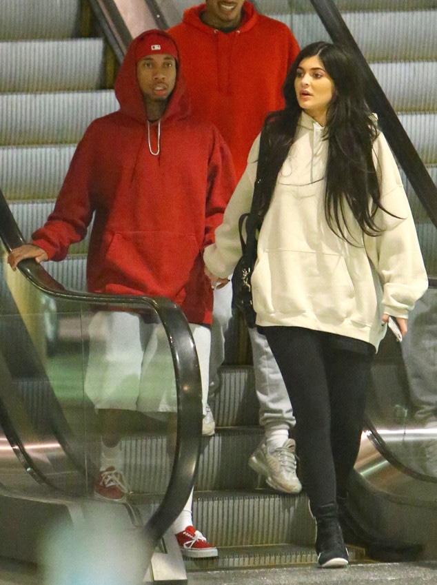 Kylie Jenner & Tyga Show PDA on Movie Date - E! Online - CA