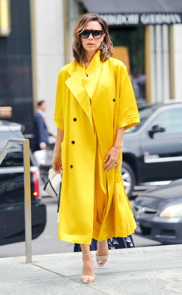 Canary Cute from Victoria Beckham's Best Looks | E! News