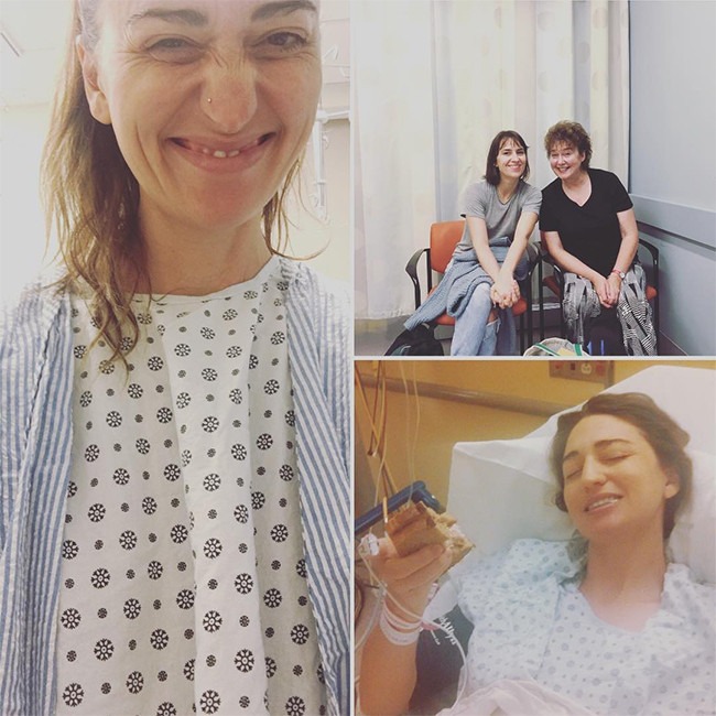 Sara Bareilles, Hospital, Surgery
