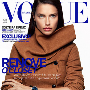 Adriana Lima Gears Up for Rio Olympics on Vogue Brazil Cover - E