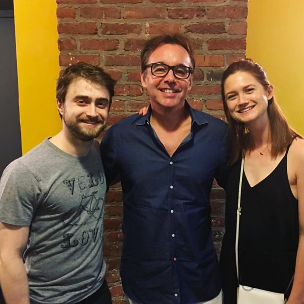 Daniel Radcliffe, Bonnie Wright, Chris Columbus