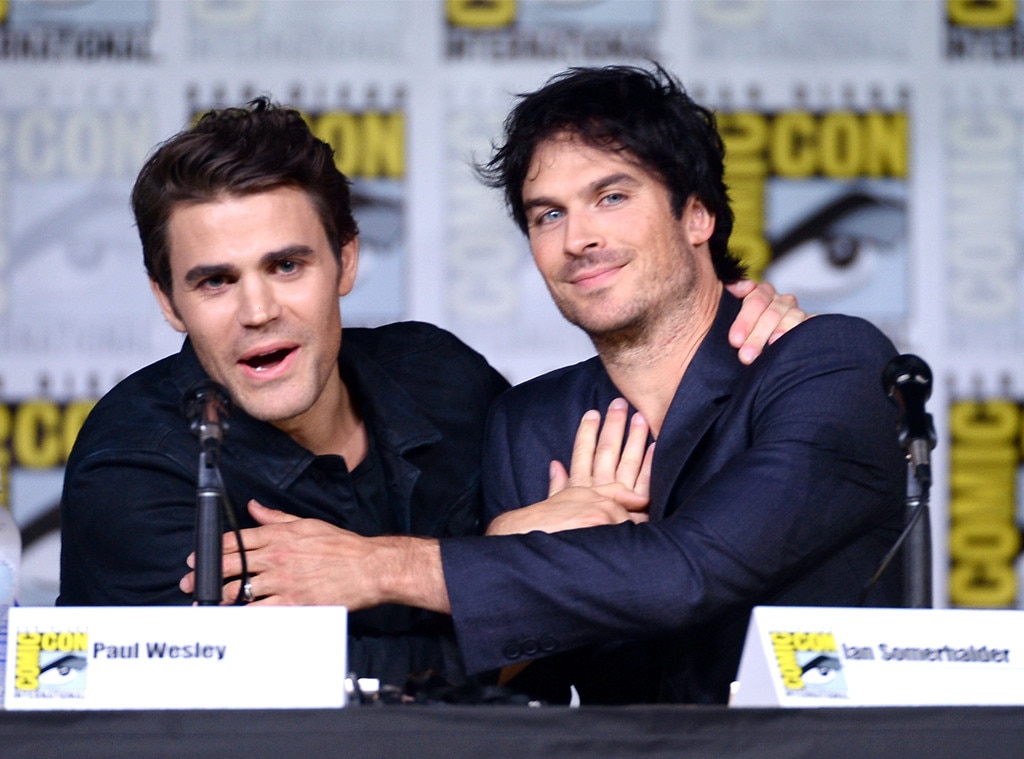 Paul Wesley And Ian Somerhalder From Comic Con 2016 Star Sightings E News 