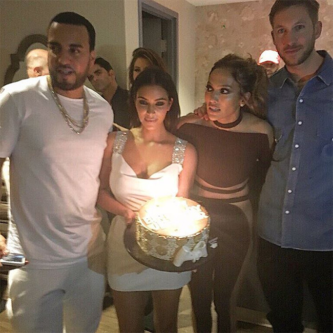 Kim Kardashian Reunites With Idol J Lo At Birthday Party E Online