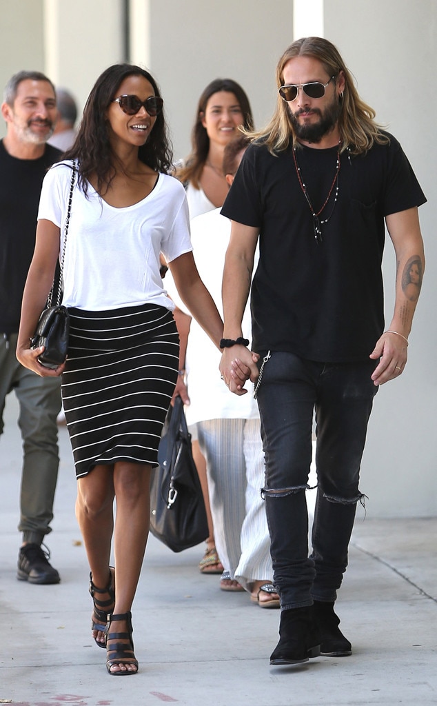 Zoe Saldana & Marco Perego from The Big Picture: Today's Hot Photos | E