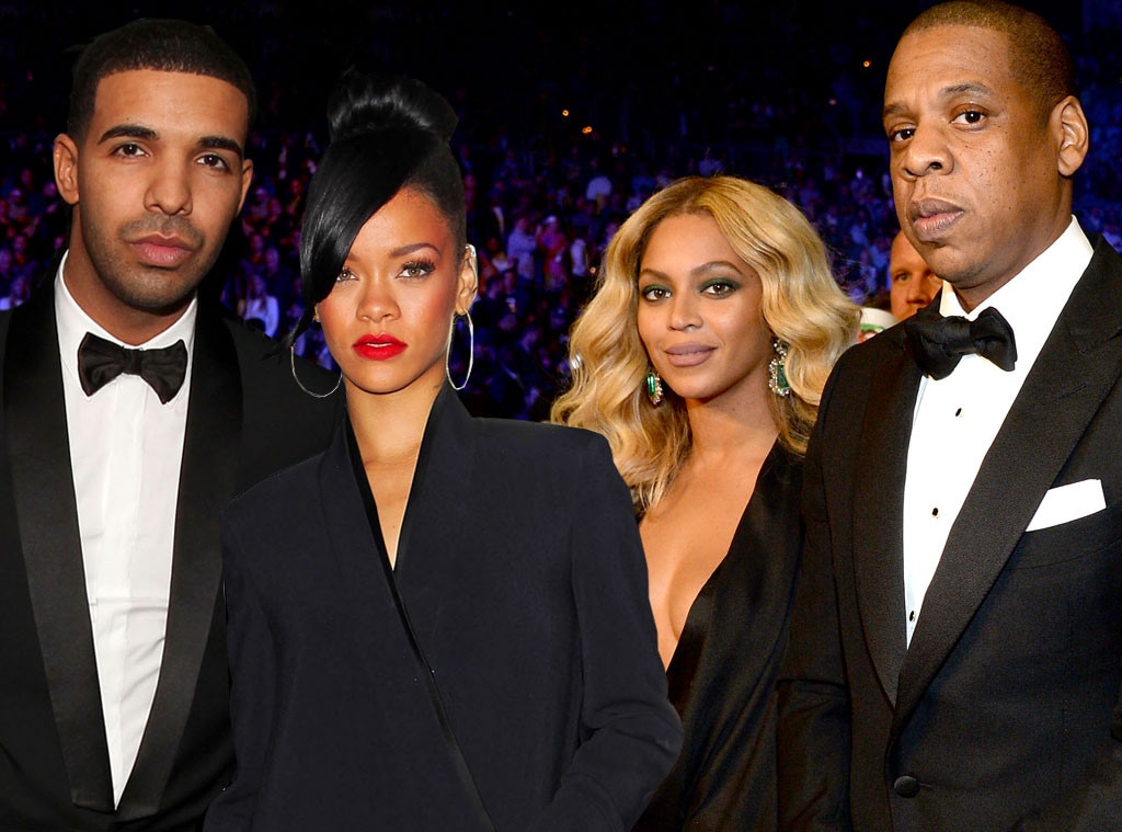 Rihanna, Drake, Beyonce, Jay Z