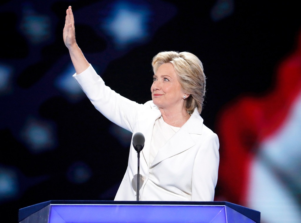 Hillary Clinton Speaks About Historic Nomination for President at DNC