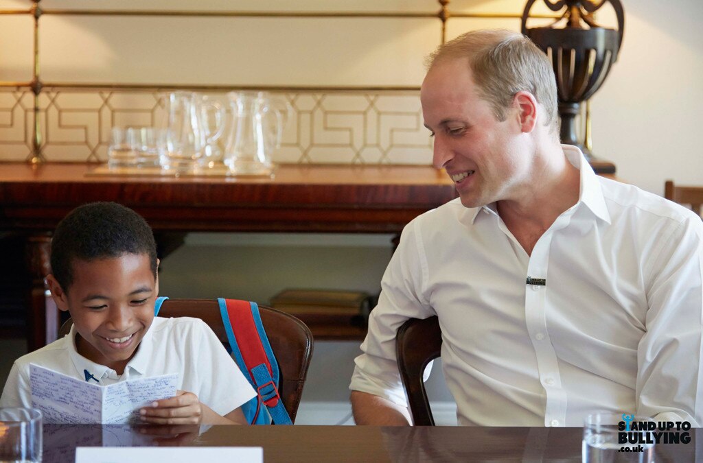 Watch Prince William Stand Up To Bullying