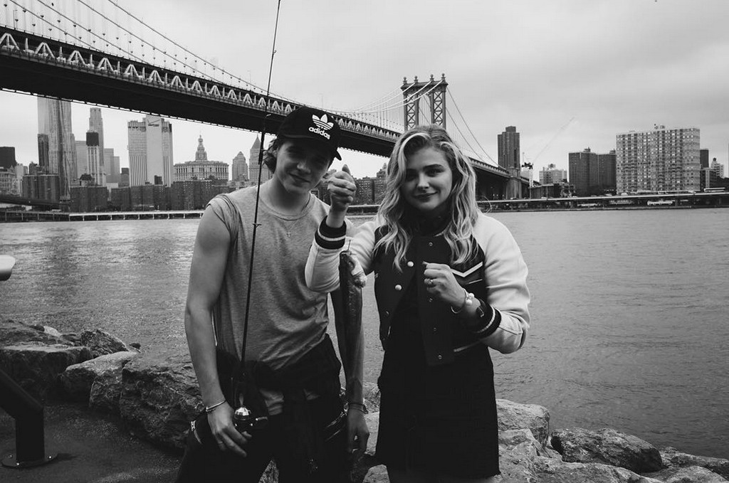 Chloe Grace Moretz and Brooklyn Beckham in NYC June 2016