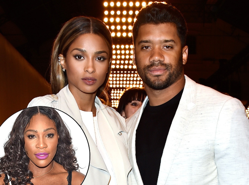 Ciara, Russell Wilson, Serena Williams