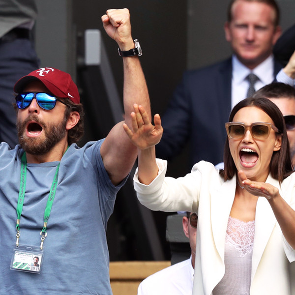Bradley Cooper e Irina Shayk brigam na frente de todo ...