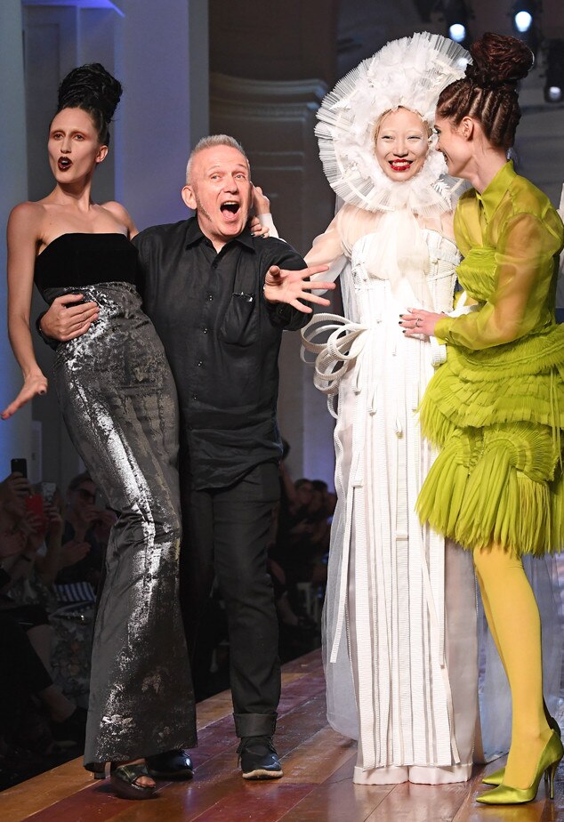 Anna Cleveland, Jean Paul Gaultier, Soo Joo Park & Coco Rocha from The