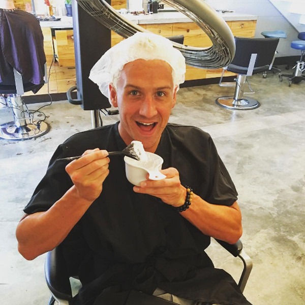 Ryan Lochte Debuts New Look Ahead Of Olympics E News