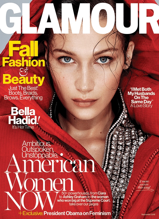 Bella Hadid, Glamour from 2016 September Issue Covers E! News