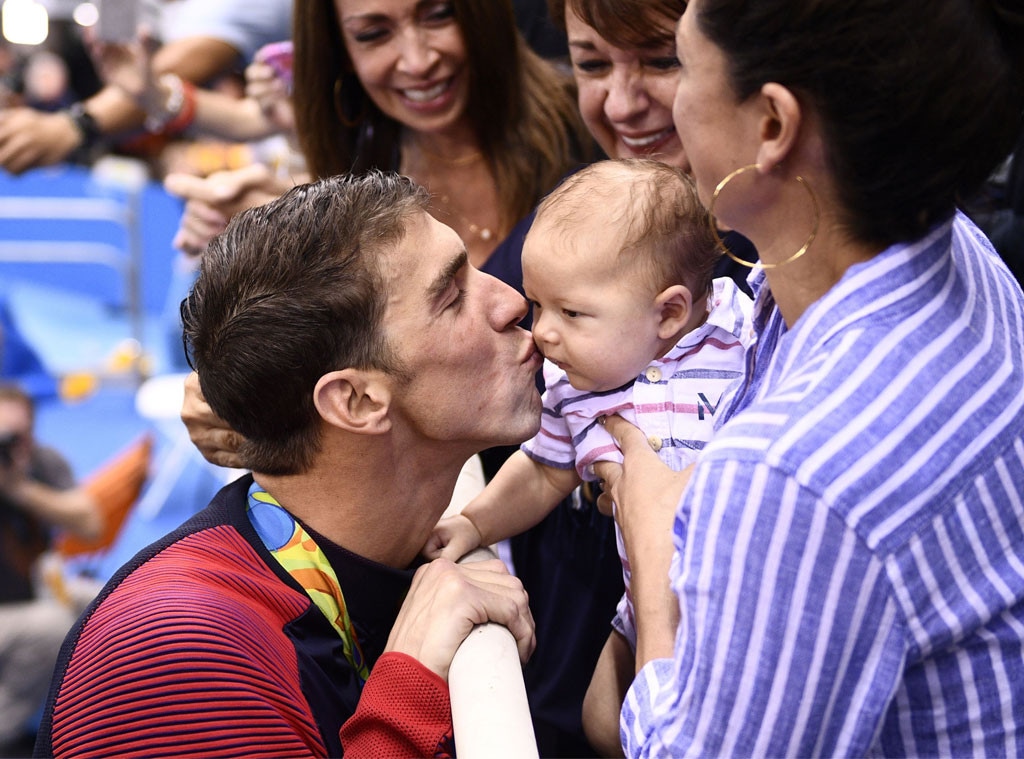 Michael Phelps, Boomer, Nicole Johnson, 2016 Summer Olympics Rio, 200 butterfly