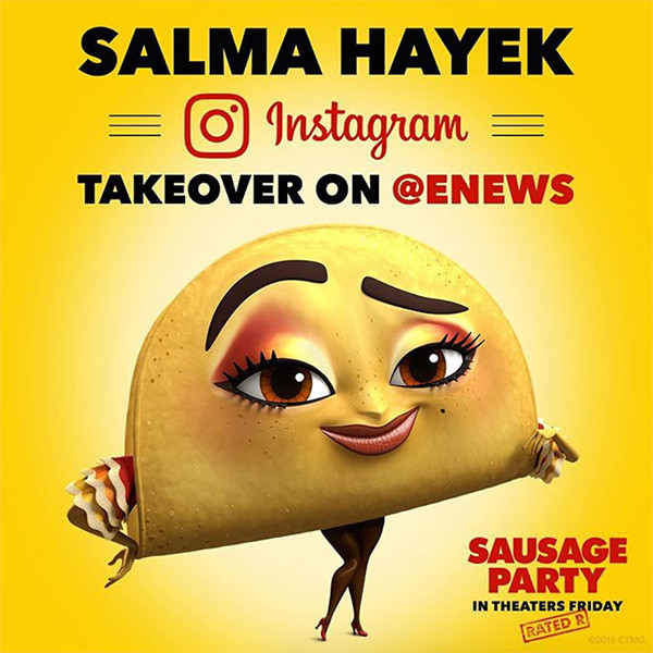 Salma Hayek, Instagram
