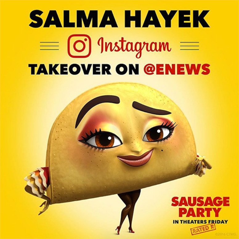 Salma Hayek, Instagram