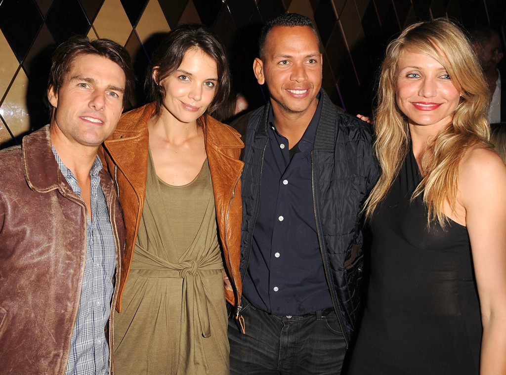 Tom Cruise, Katie Holmes, Alex Rodriguez, Cameron Diaz, 2010 Super Bowl Party