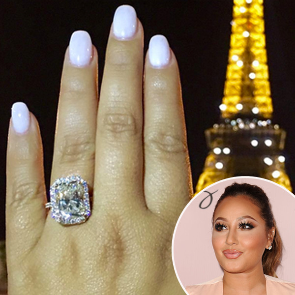 All The Details On Adrienne Bailon S Engagement Ring E Online