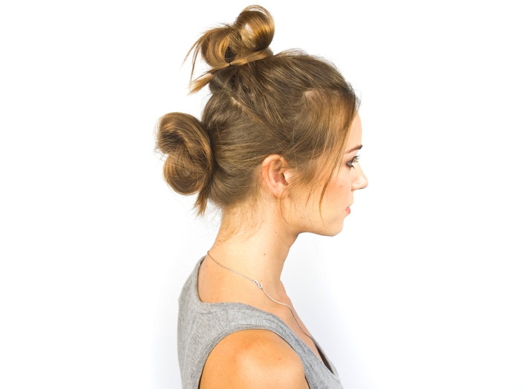 16 Super Cute Space Bun Hairstyles You Can Try This Year  Styles Weekly