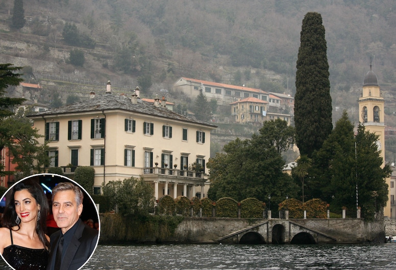 George Clooney, Lake Como Home, Celeb Home
