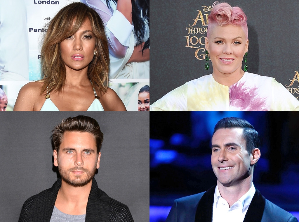 Jennifer Lopez, Scott Disick, Adam Levine, Pink, Real Estate