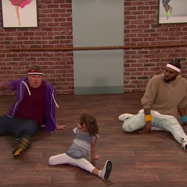 Jason Derulo & James Corden Struggle in Toddlerography(02)