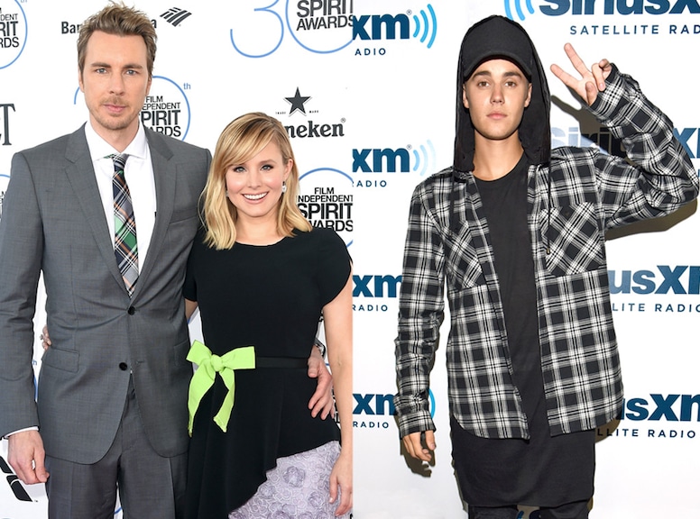 Famous Celebrity Neighbors, Justin Bieber, Kristen Bell, Dax Shephard