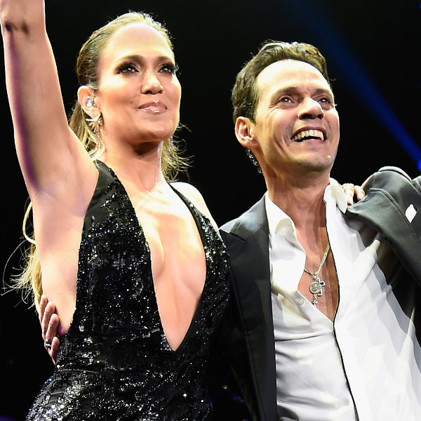 Newly Single Jennifer Lopez Performs Onstage With Ex Marc Anthony E Online Ca 