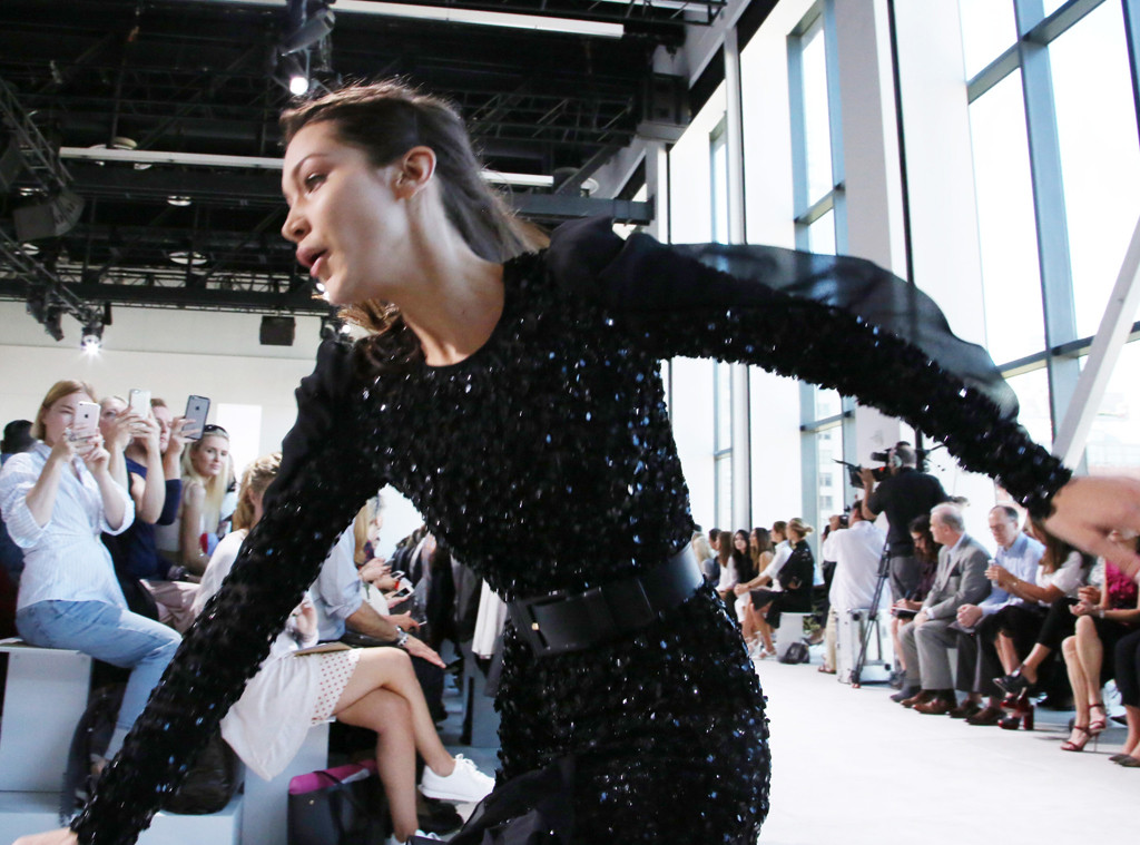 Bella Hadid doppelgänger confuses crowd at Diesel fashion show