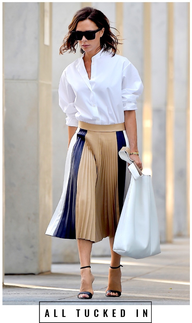 white shirt dressing style