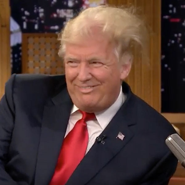 Watch Jimmy Fallon Mess Up Donald Trump s Hair