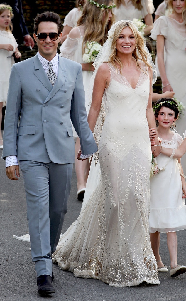 Kate Moss From Supermodel Wedding Dresses E News