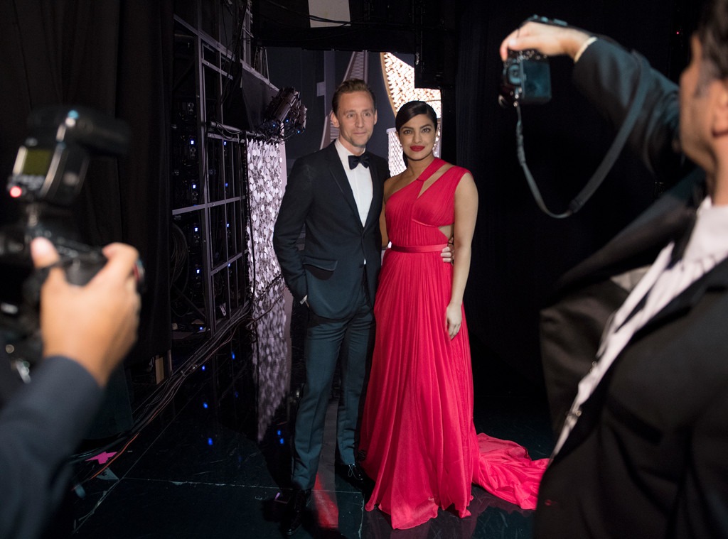 Tom Hiddleston and Priyanka Chopra Spotted Getting Flirty at Emmys