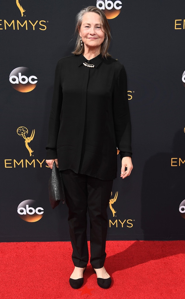 Cherry Jones from 2016 Emmys Red Carpet Arrivals E! News