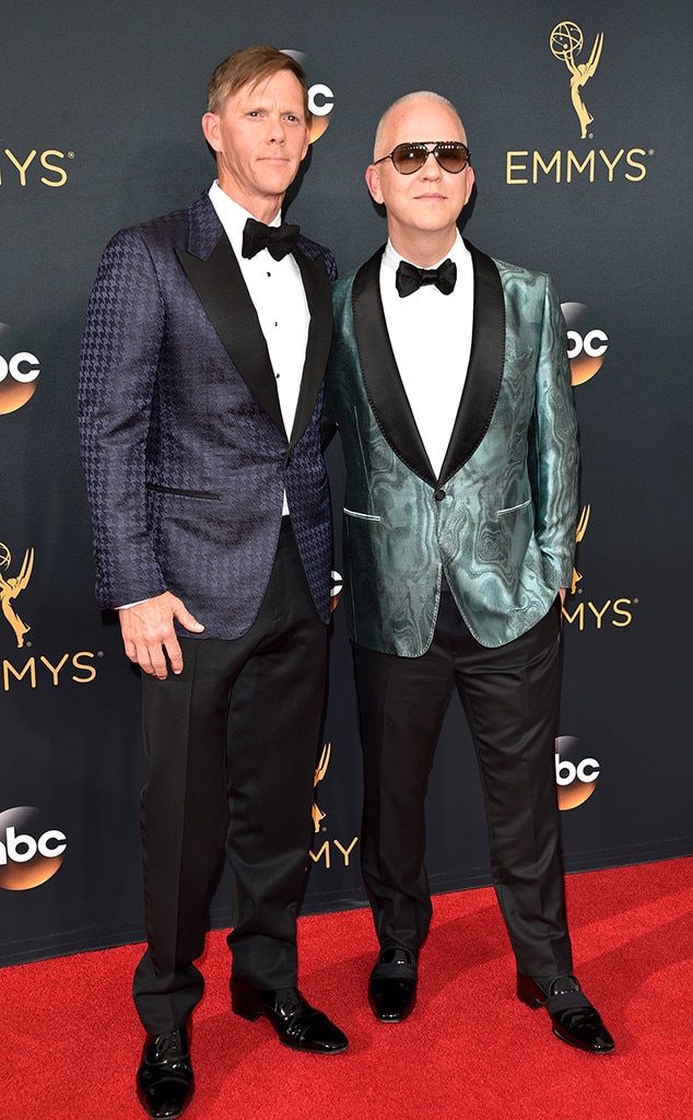 Ryan Murphy & David Miller from 2016 Emmys Red Carpet Couples E! News