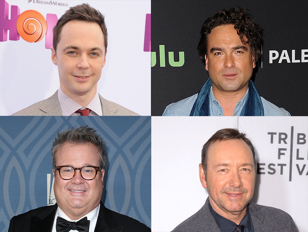 Jim Parsons, Johnny Galecki, Eric Stonestreet, Kevin Spacey