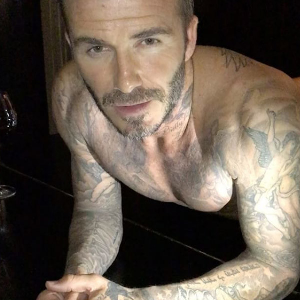 David Beckham Did Push-Ups While Shirtless on Top of a Piano! (Video):  Photo 3769201, David Beckham, Shirtless Photos
