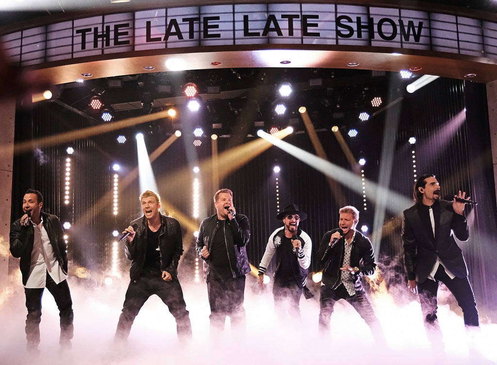 Backstreet Boys, James Corden, The Late Late Show