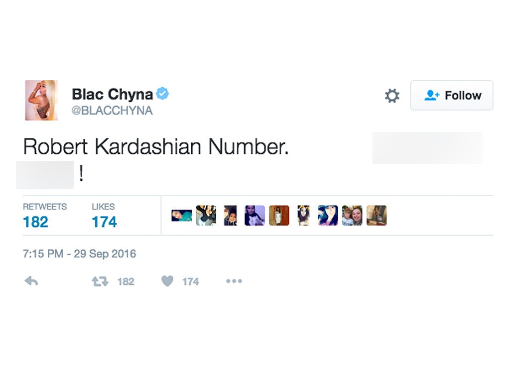 Rob Kardashian, Blac Chyna, Twitter