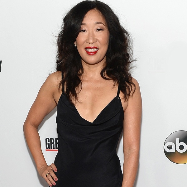 Sandra Oh curly hair